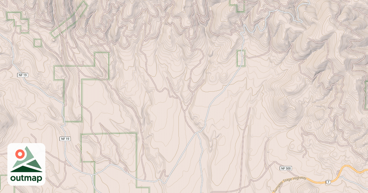 Map of Hale Ranch Snowmobile