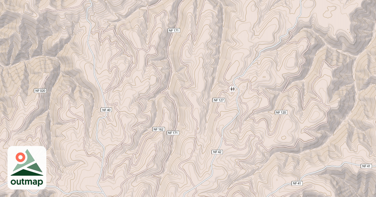 Map of BRUSH RIDGE