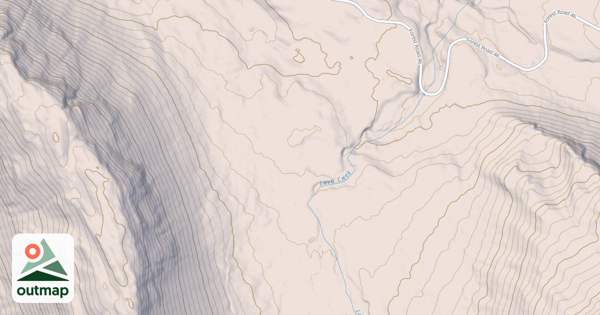 Map of LAVA BASIN