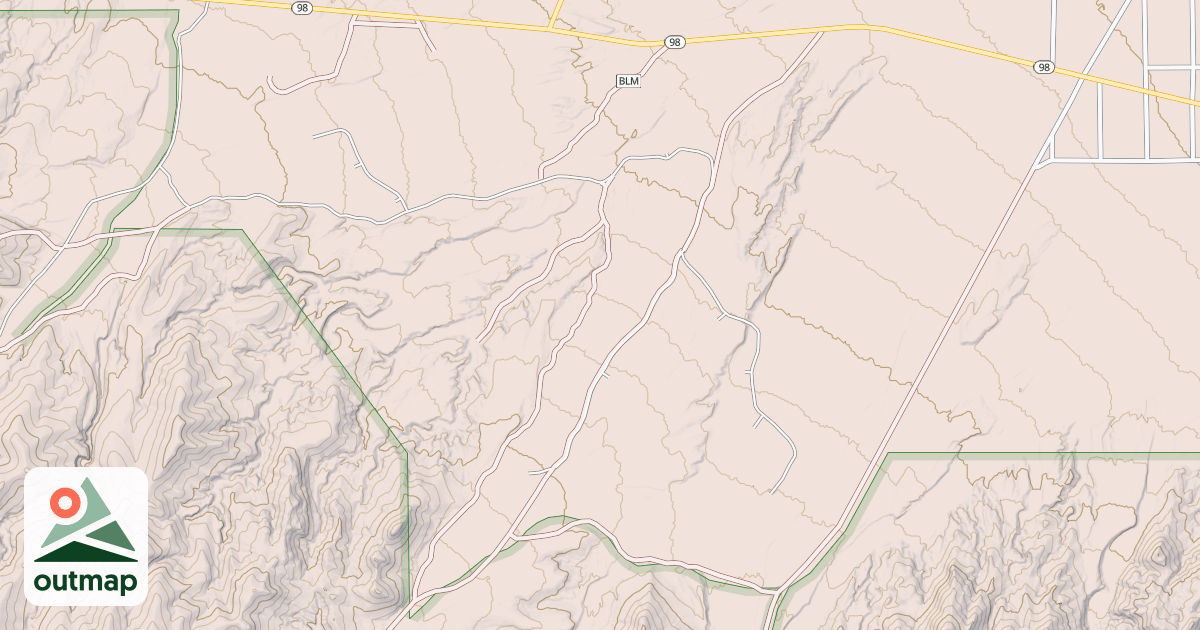Map of BLM National GTLF Public Motorized Roads 03746ca7-4d0f-4704-8e68-b98f10fc65b2