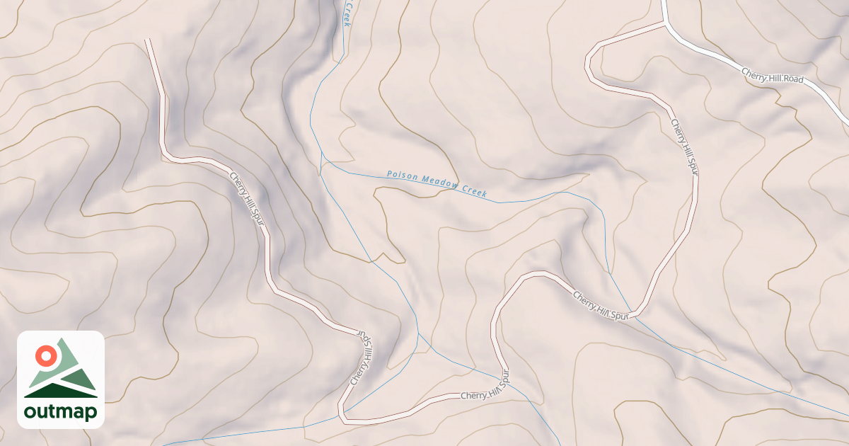 Map of CHERRY HILL