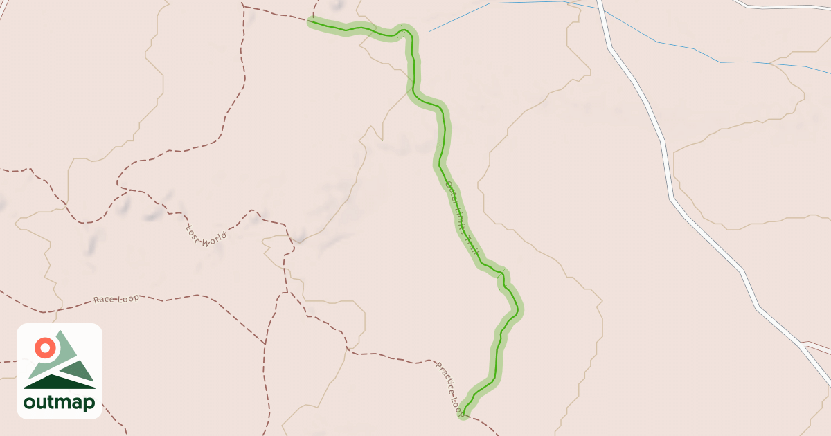 Map of Outer Limits Trail