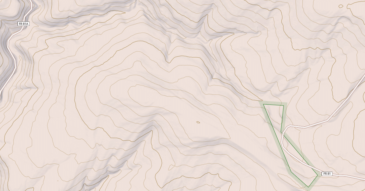 Map preview of USFS National Forest System Roads {C98145C6-8F08-47D5-912C-80E92CD87EDA}