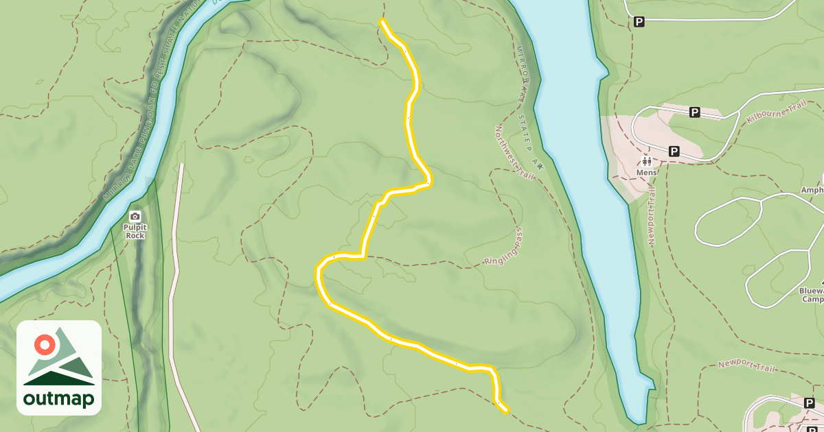 Map of Wildwood Pass