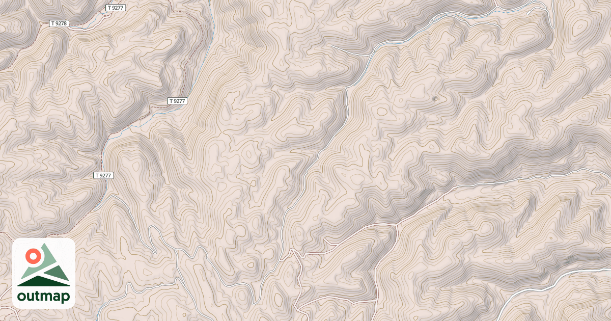 Map of HAY CANYON
