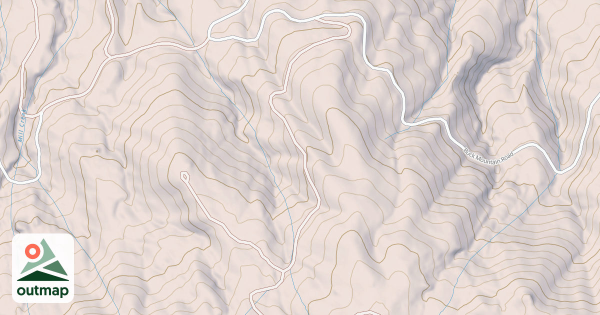 Map of BUCK MTN