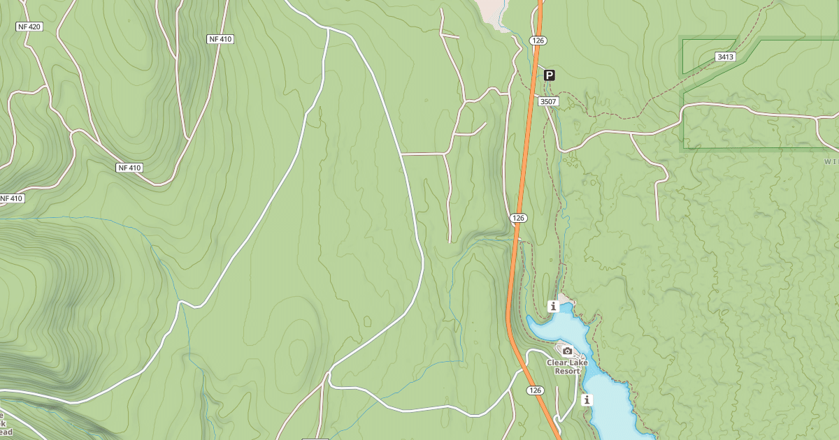 Map preview of HACKLEMAN CREEK