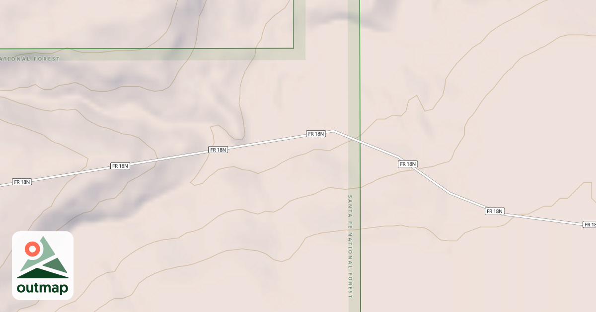 Map of USFS Motor Vehicle Use Map Roads {CED79B45-945D-42C1-A895-42EC3628F3FA}