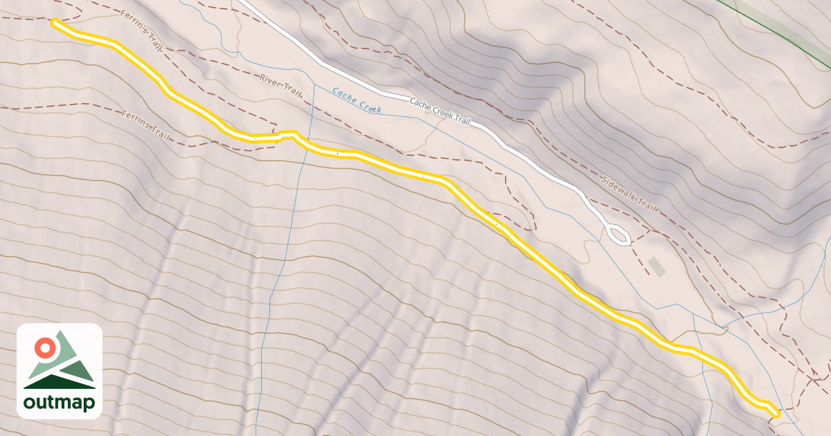 Map of Hagen Trail