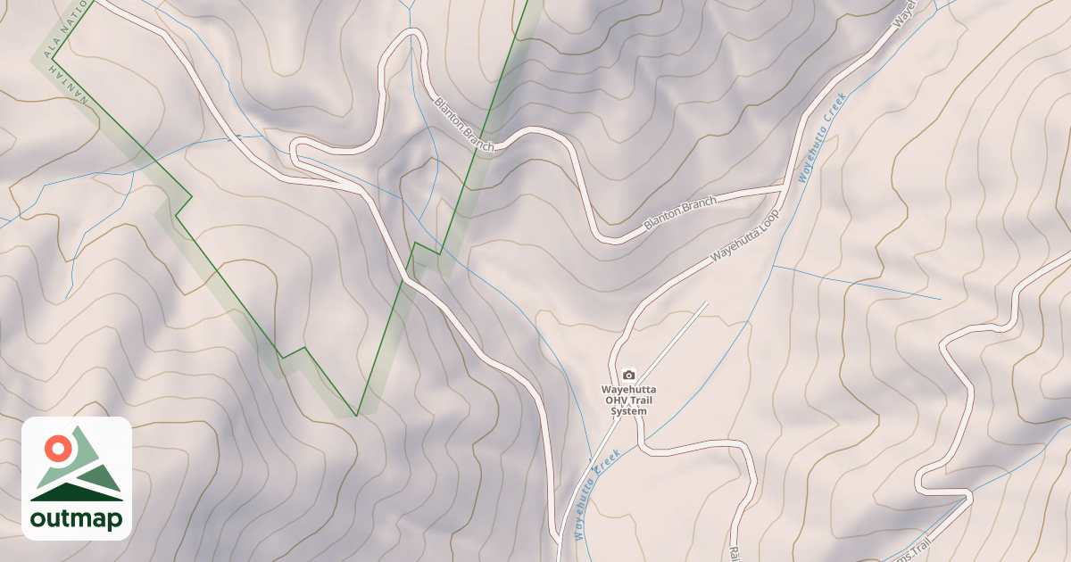 Map of BLANTON BRANCH