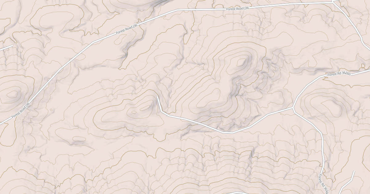 Map preview of USFS Motor Vehicle Use Map Roads {9F94301A-5D04-46E1-8927-1C1FA269EBD3}
