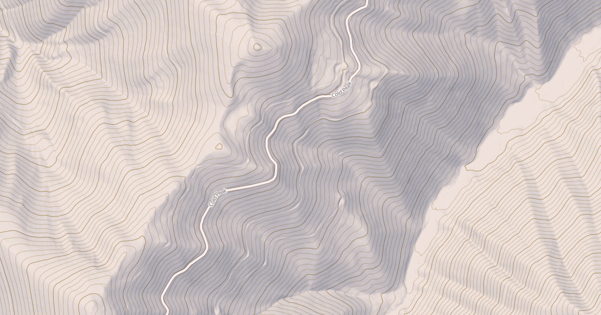 Map preview of COLD CREEK SPUR