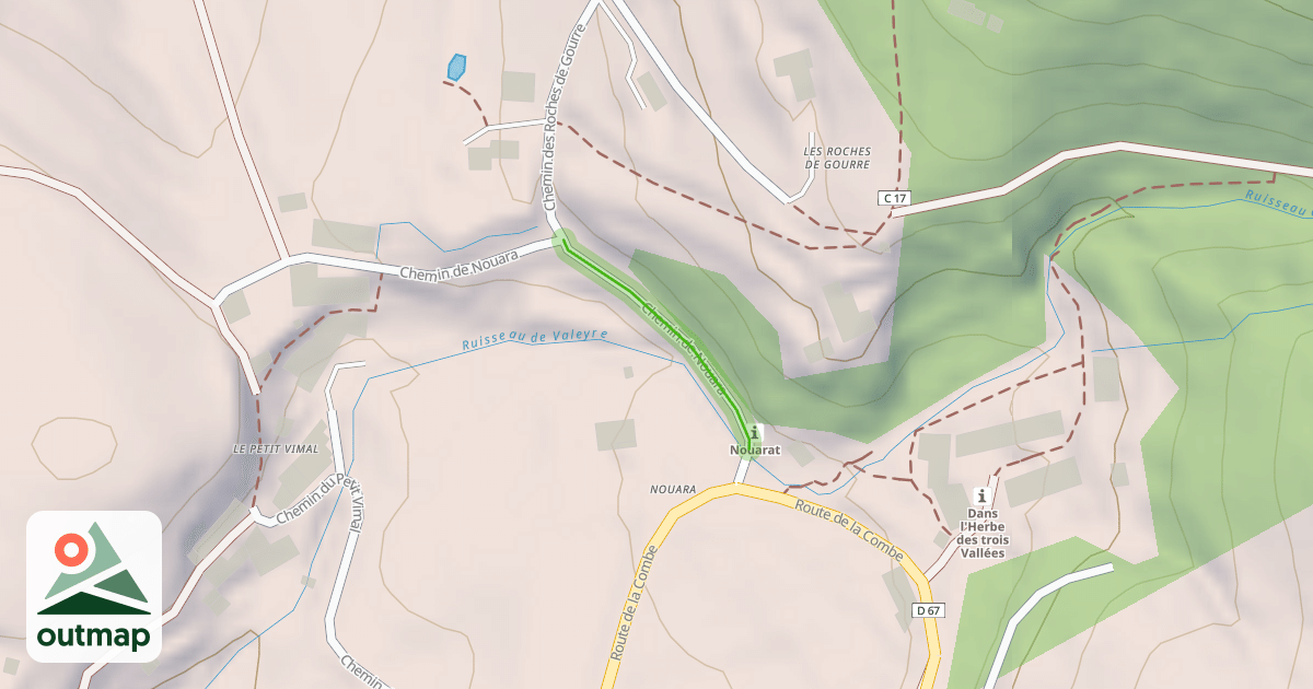 Map of Chemin de Nouara