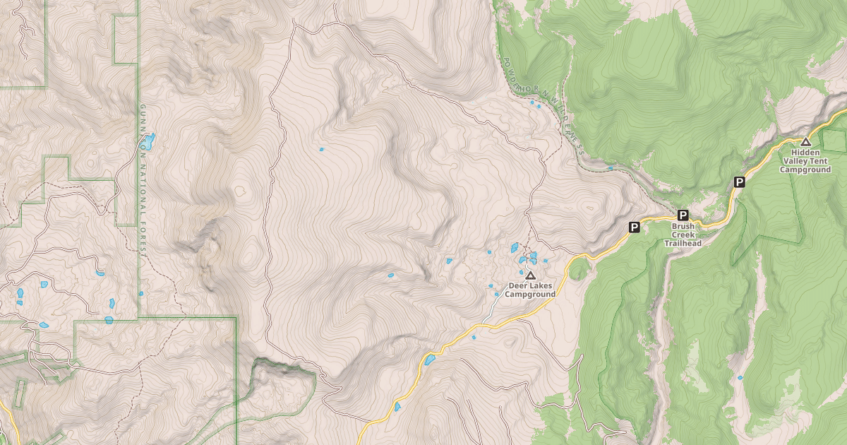 Map preview of MESA SECO SNOWMOBILE
