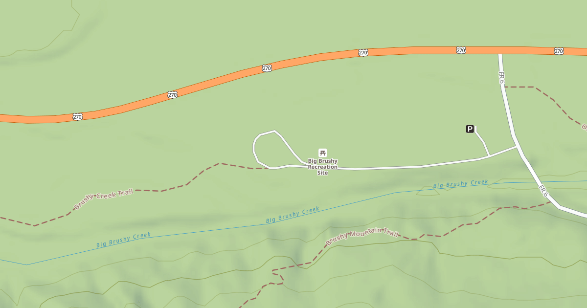 Map preview of TRAILHEAD