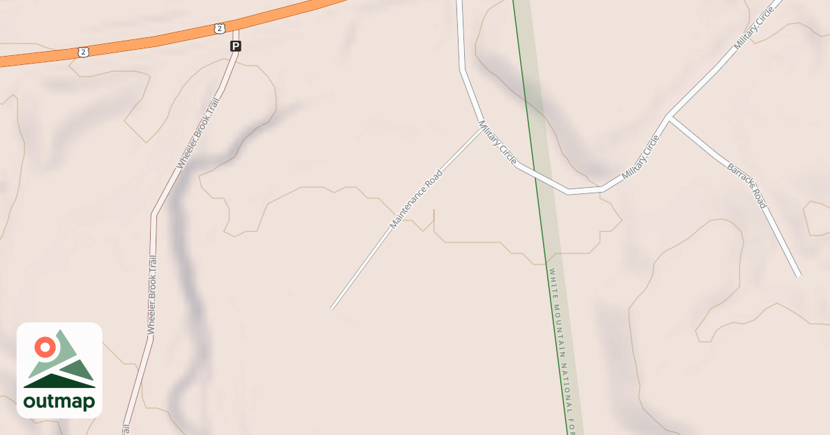 Map of BOG BROOK CAMP SPUR A