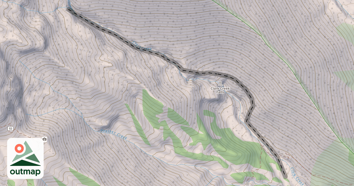 Map of Clark Canyon