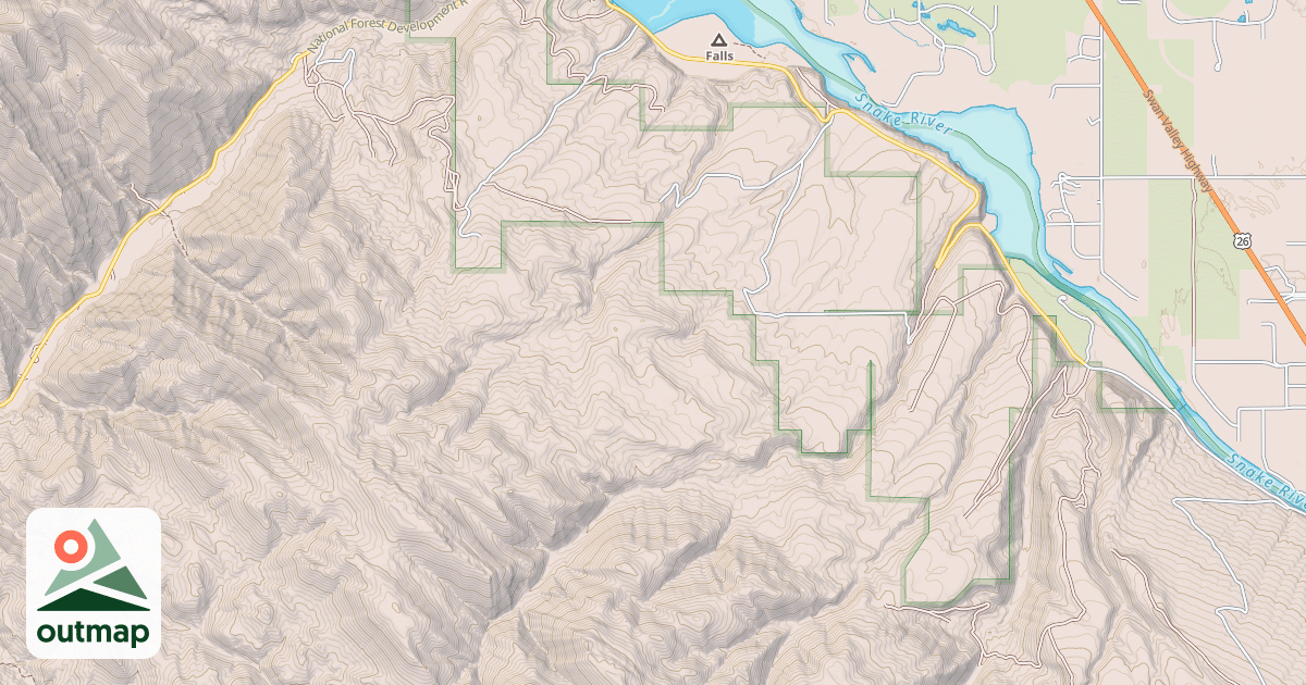 Map of ECHO/INDIAN CREEK