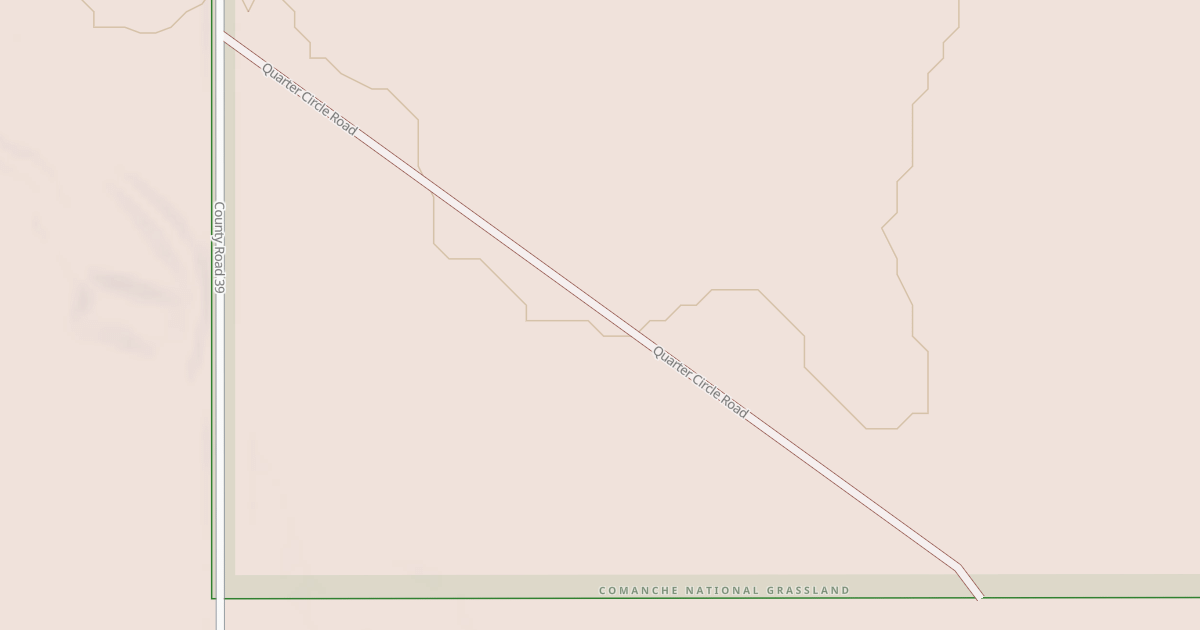 Map preview of QUARTER CIRCLE