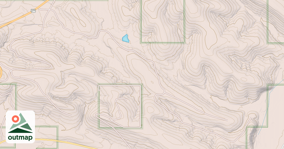 Map of BONY RIDGE