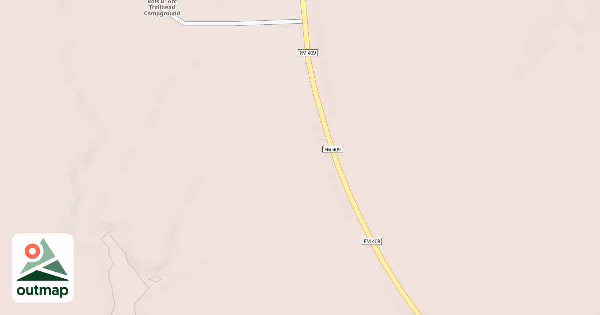 Map of BOIS D'ARC HORSE TRAILHEAD
