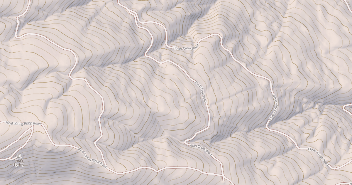 Map preview of MAD CREEK