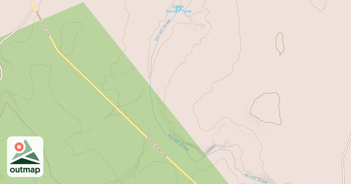 Map of PURCELL DRAW