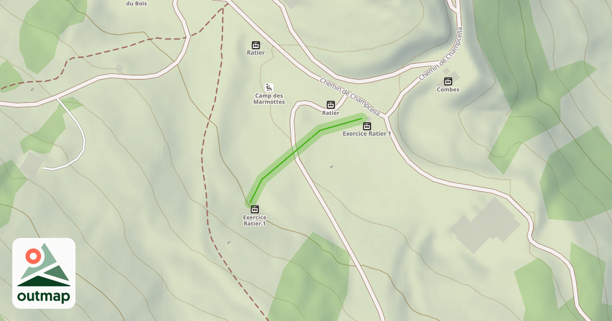 Map of Exercice Ratier 2