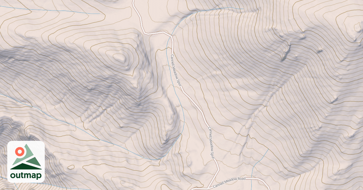 Map of CANNELL MEADOW