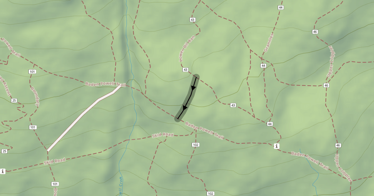 Map preview of Oil Can Old Exit