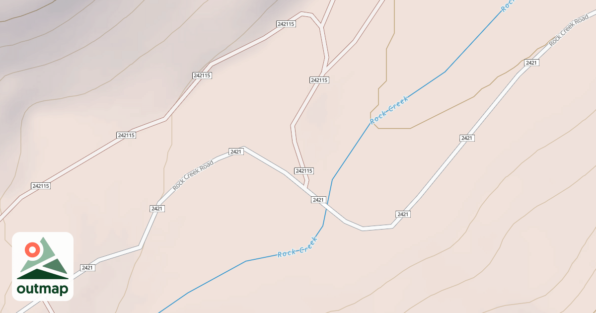 Map of DISPERSED CAMPSITE
