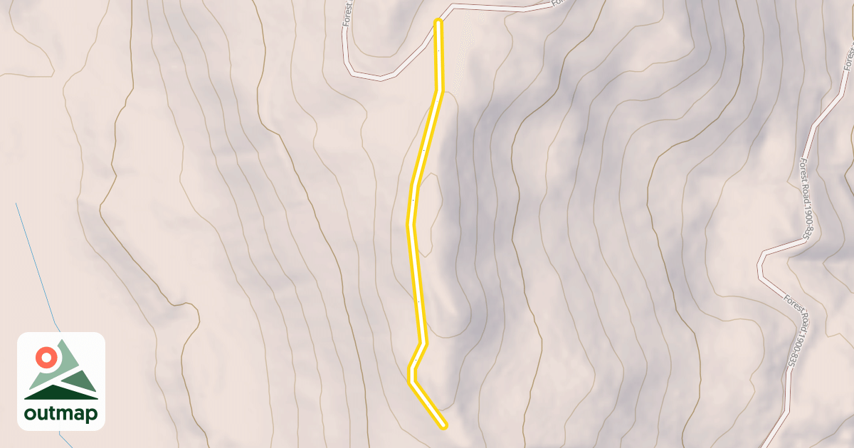 Map of Forest Road 1900-837