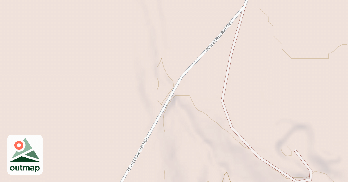 Map of CRANE RUN TRAIL