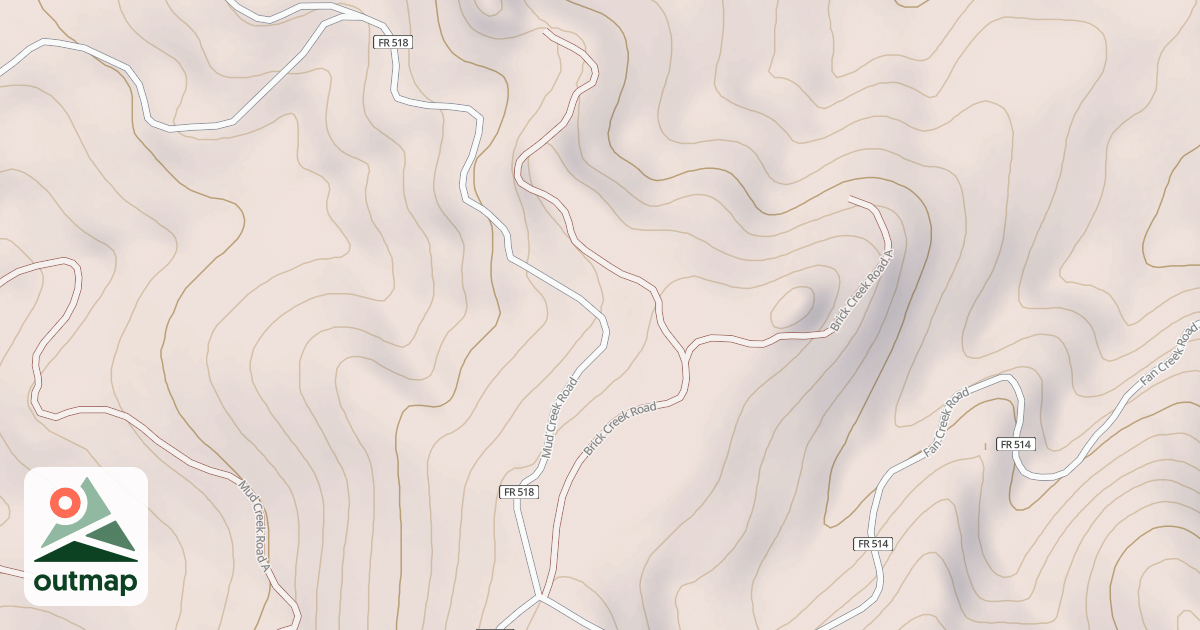 Map of BRICK CREEK