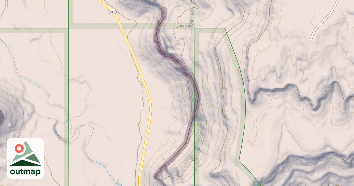Map of Climbing Crag