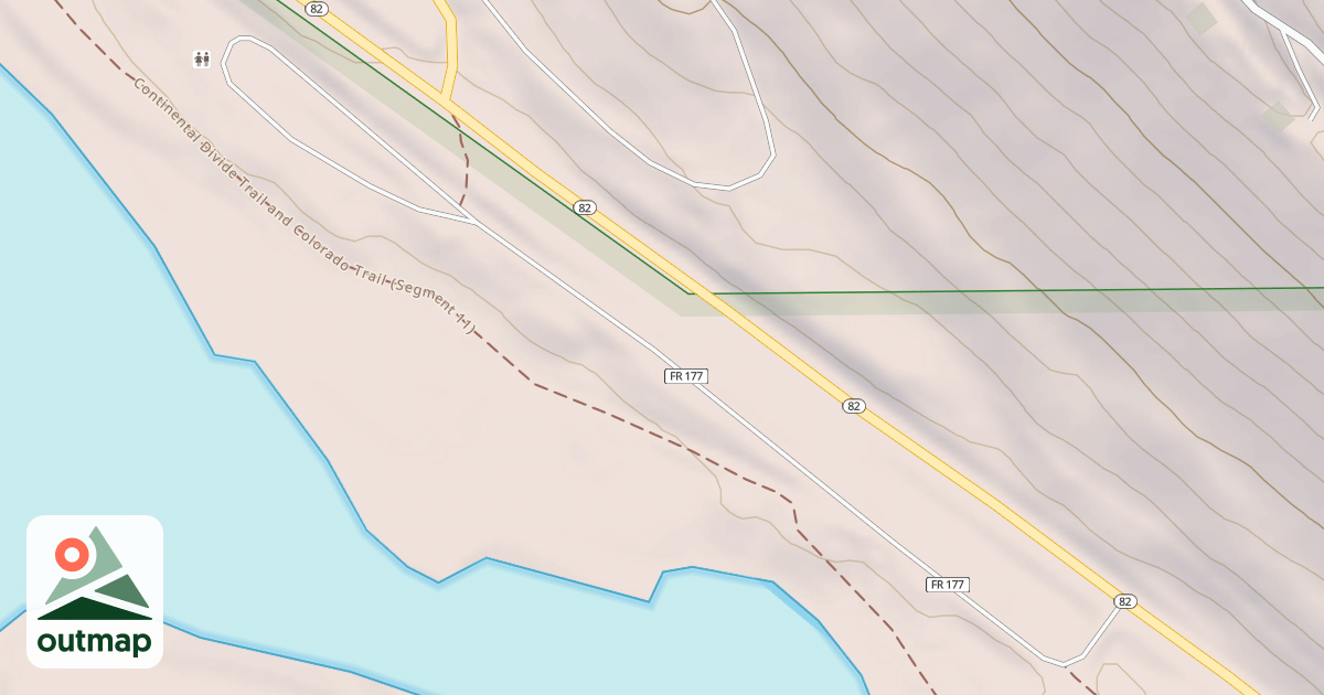 Map of MTN VIEW FISHERMAN PRKNG
