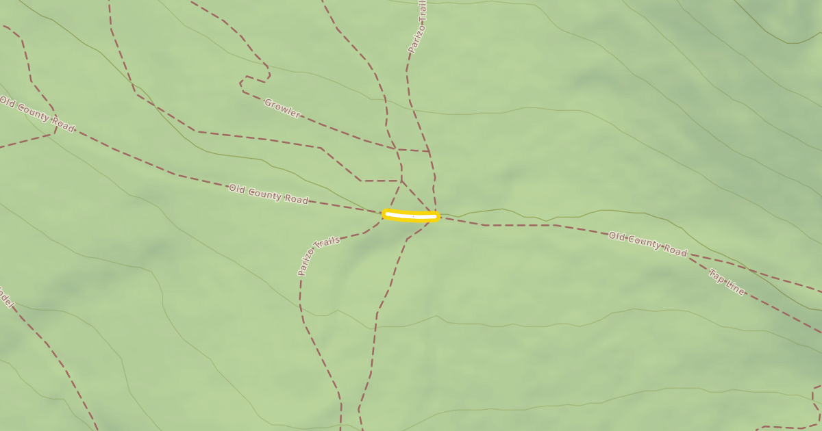 Map preview of Parizo Trails