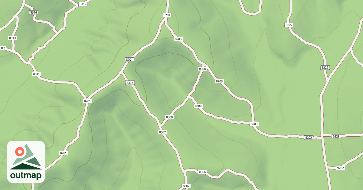 Map of USFS Motor Vehicle Use Map Trails 19930