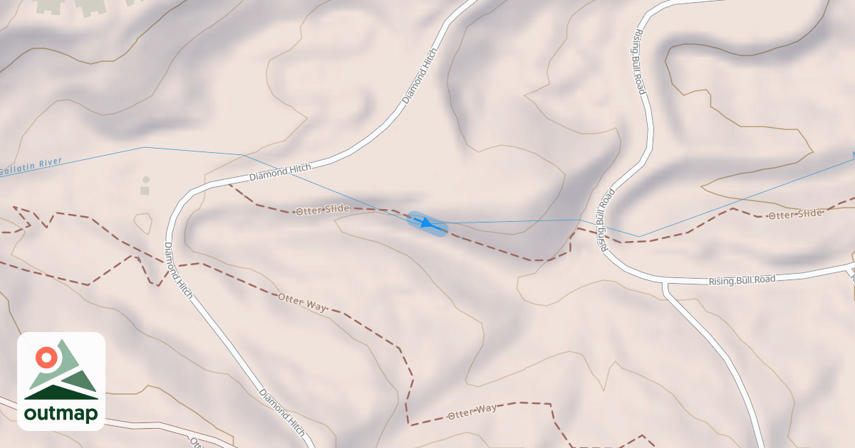 Map of Otter Slide