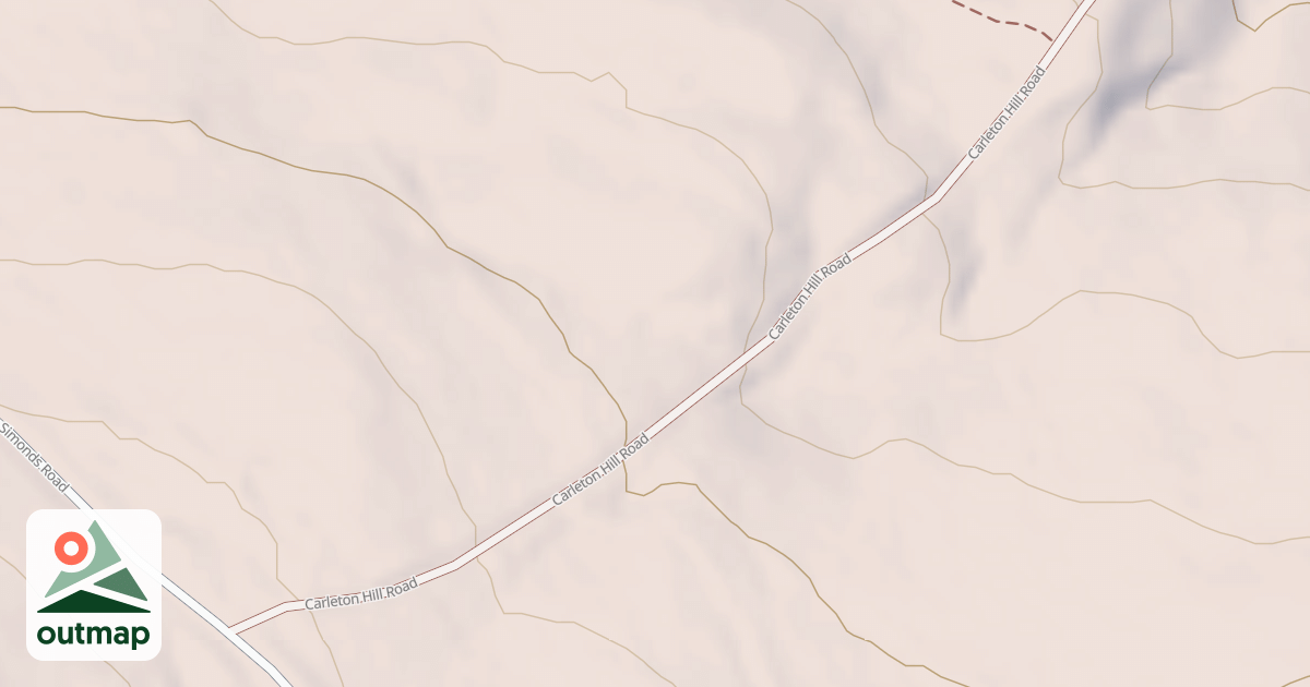 Map of Carleton Hill Rd