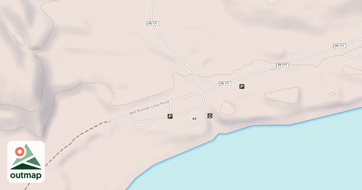 Map of RED ROOSTER LOOP