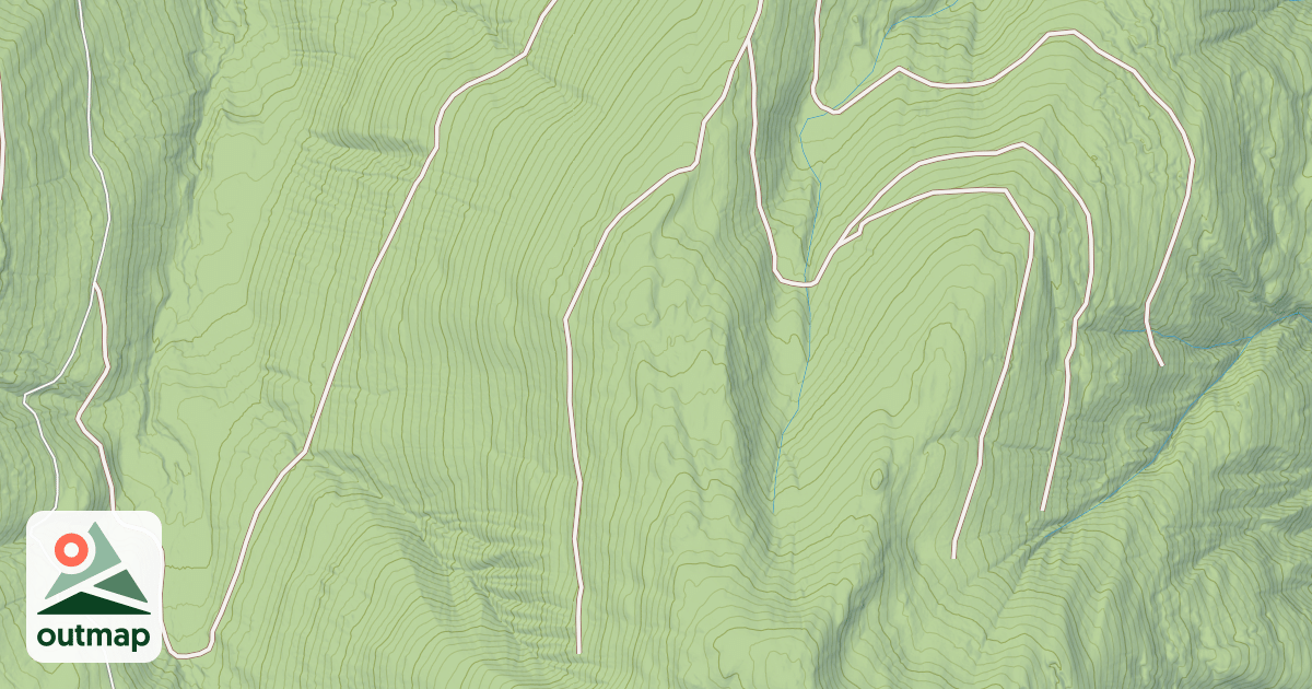 Map of HELLROARING RIDGE F