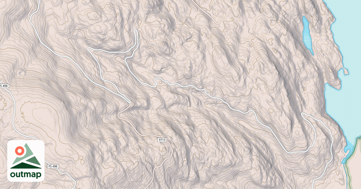 Map of CRANE MTN SNOWMOBILE