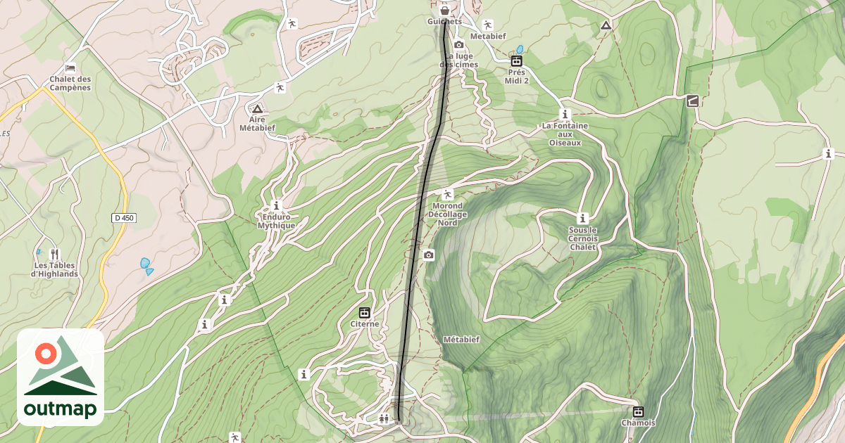 Map of Renversée