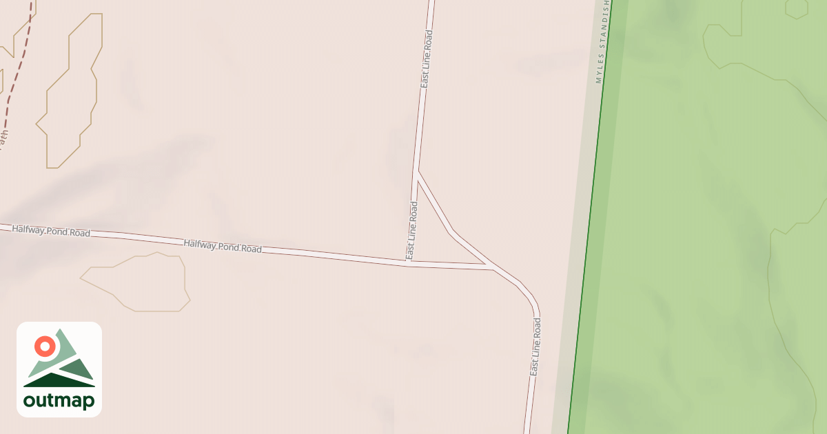 Map of East Line Road