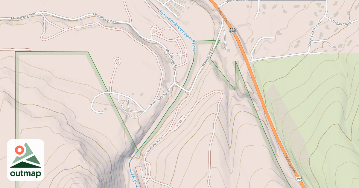Map of CARSON RIVER TAKE OUT ROAD