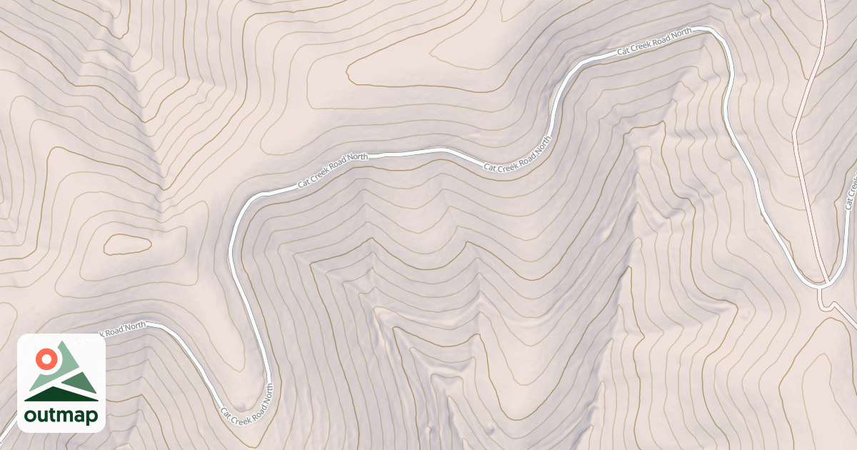 Map of CAT CREEK