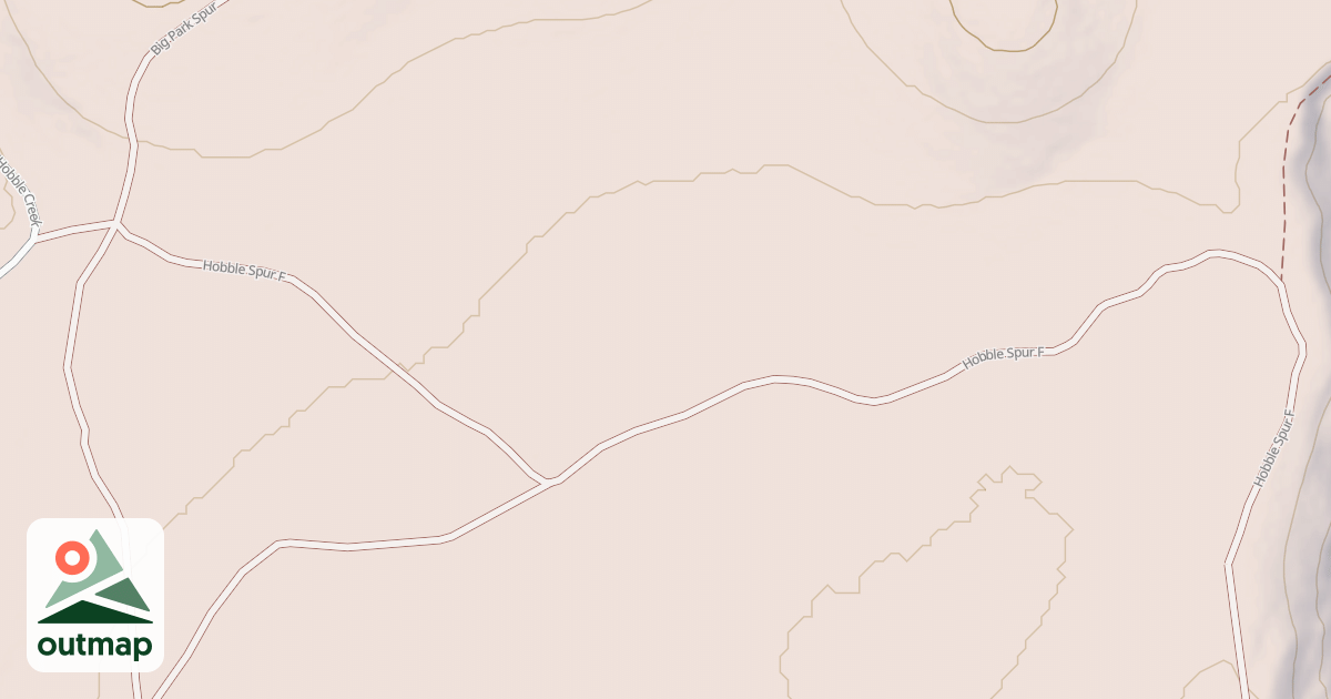 Map of HOBBLE SPUR F