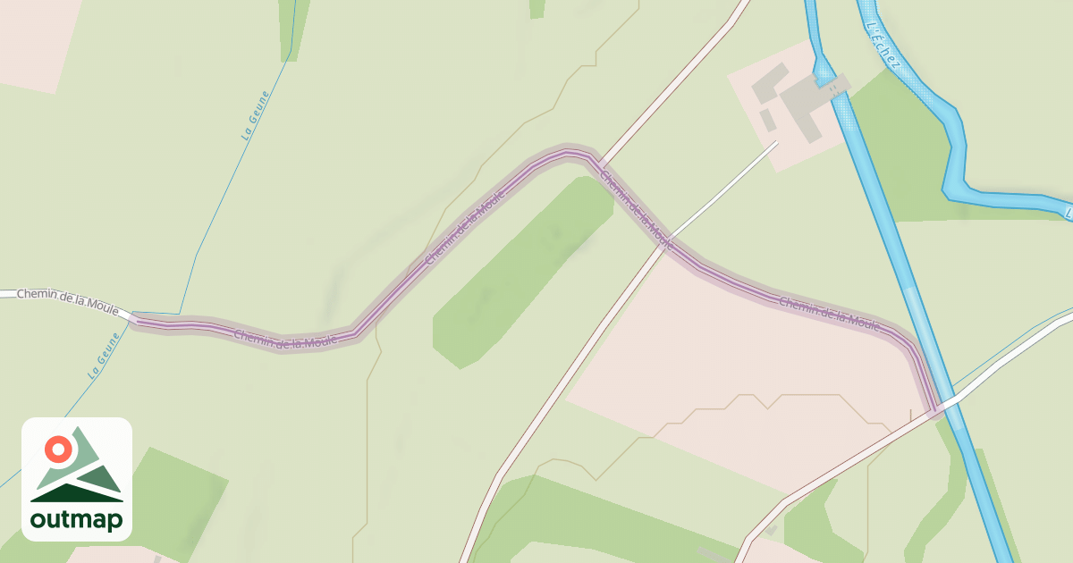 Map of Chemin de la Moule