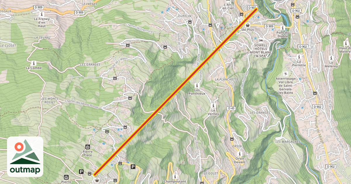 Map of L'Alpin